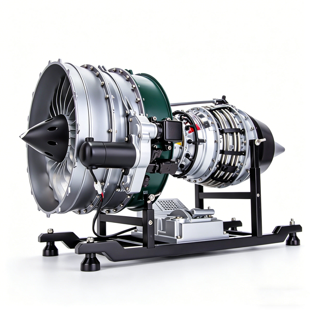 DIY Twin-spool Turbofan Engine Kits Assembly 1/10 Electric Aircraft Engine DM119