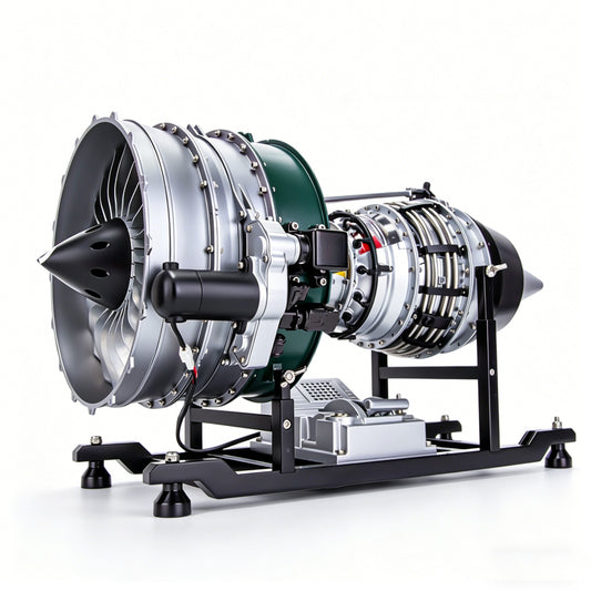 DIY Twin-spool Turbofan Engine Kits Assembly 1/10 Electric Aircraft Engine DM119