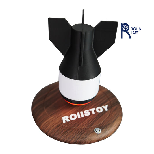 Magnetic levitation nuclear bomb 360-degree free/silent rotation