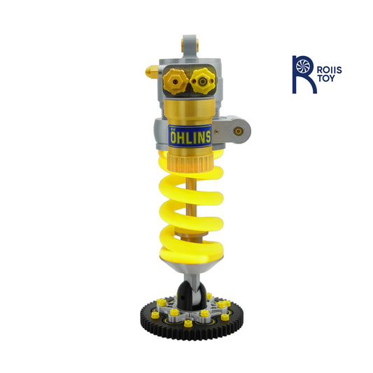 Shock absorber modeling industrial wind table lamp, no need to press the button, can be adjusted up and down 90 degrees