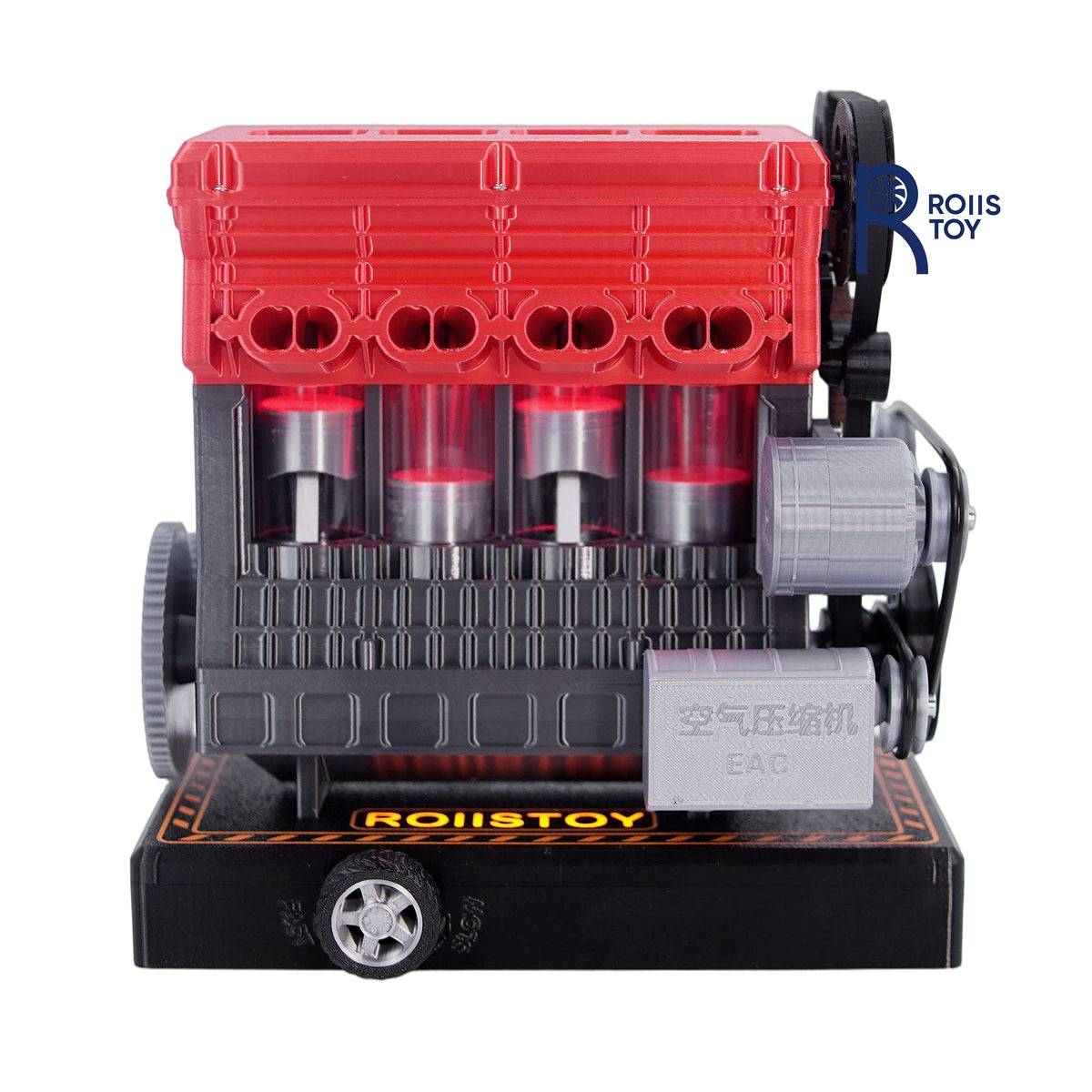 In-line four-cylinder engine model DIY assembly engine real simulation