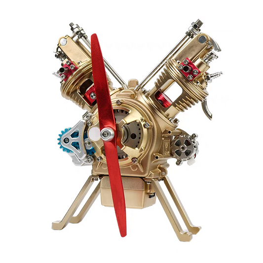 GearPlayer™ TECHING Alloy Mini Manual Assembly V2 Double-cylinder Model Kits