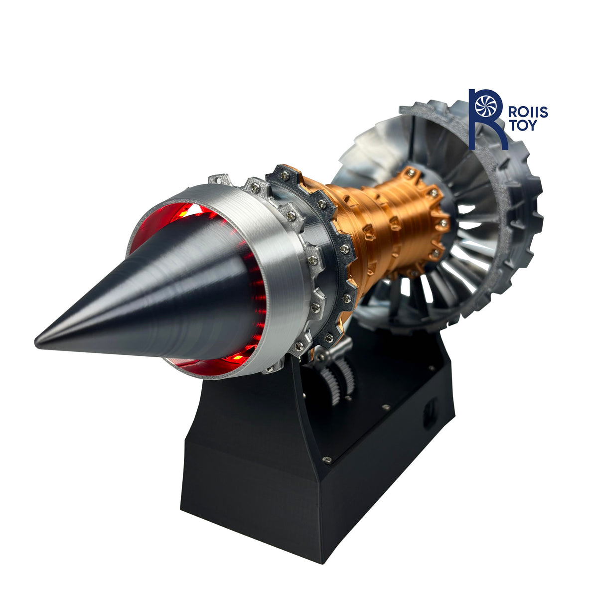 The TR-900 aircraft engine model can emit light