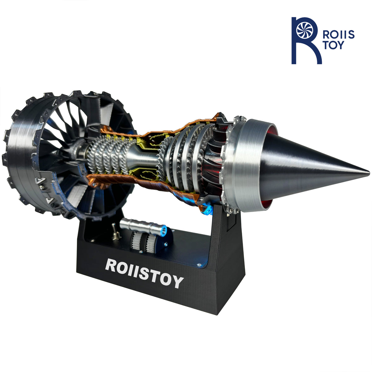 TR-900 aircraft engine model dual optical magnetic connection