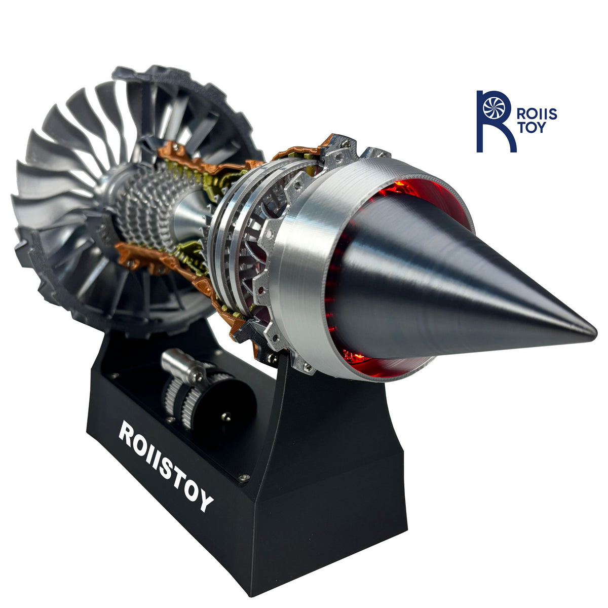 The TR-900 aircraft engine model can emit light