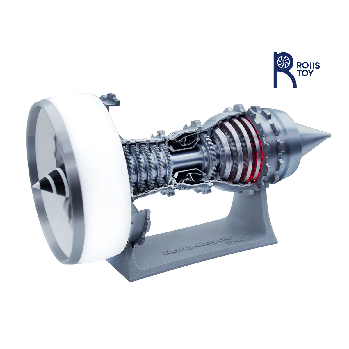TR-900 turbo engine model white light version(47CM/18.50IN)