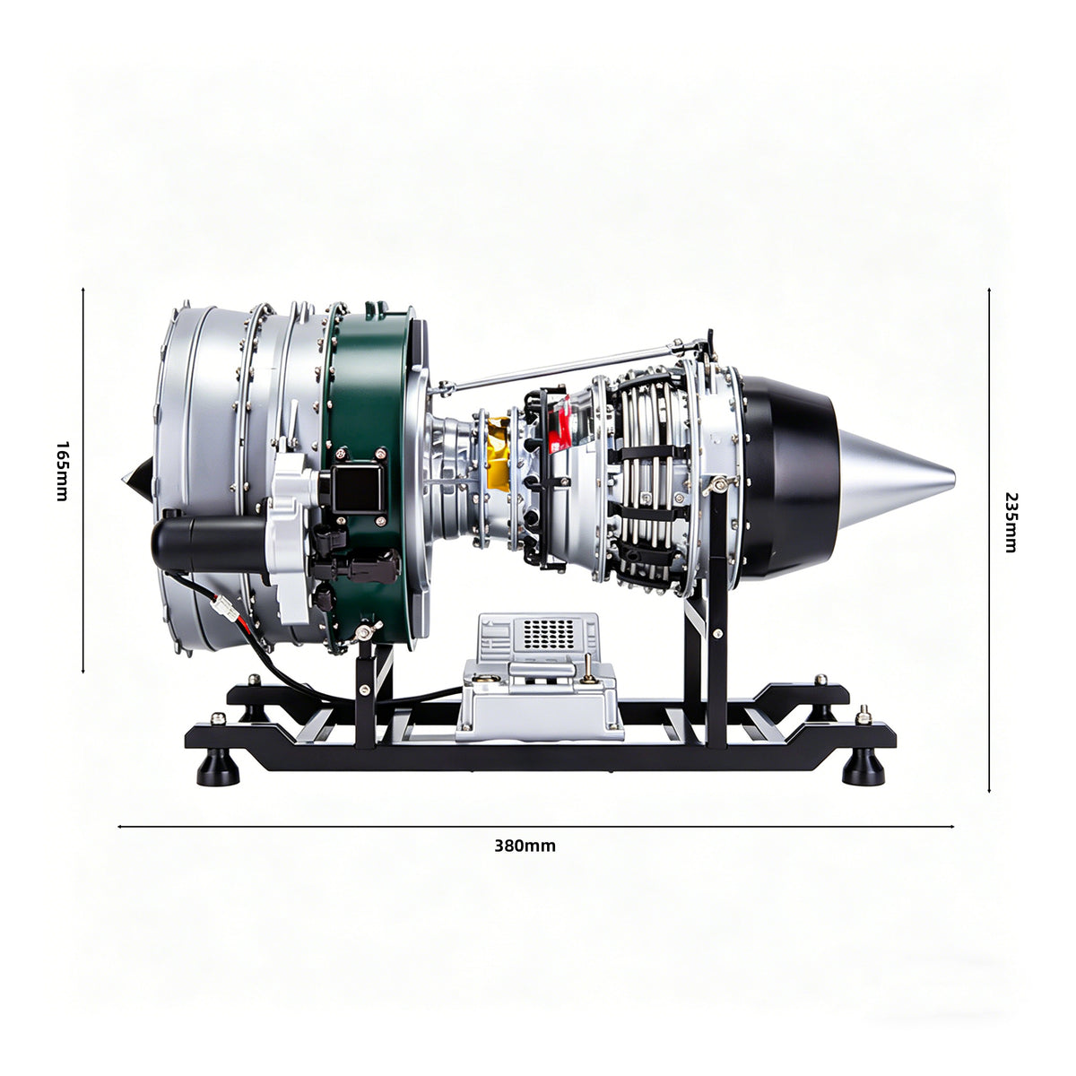 DIY Twin-spool Turbofan Engine Kits Assembly 1/10 Electric Aircraft Engine DM119