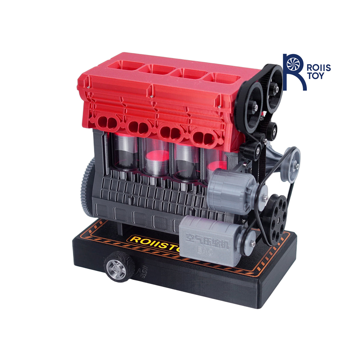 In-line four-cylinder engine model DIY assembly engine real simulation