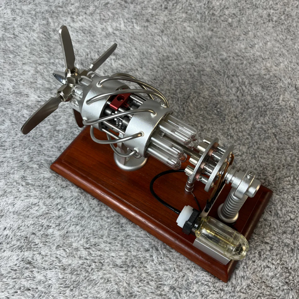 16 Cylinder Hot Air Stirling Engine Model