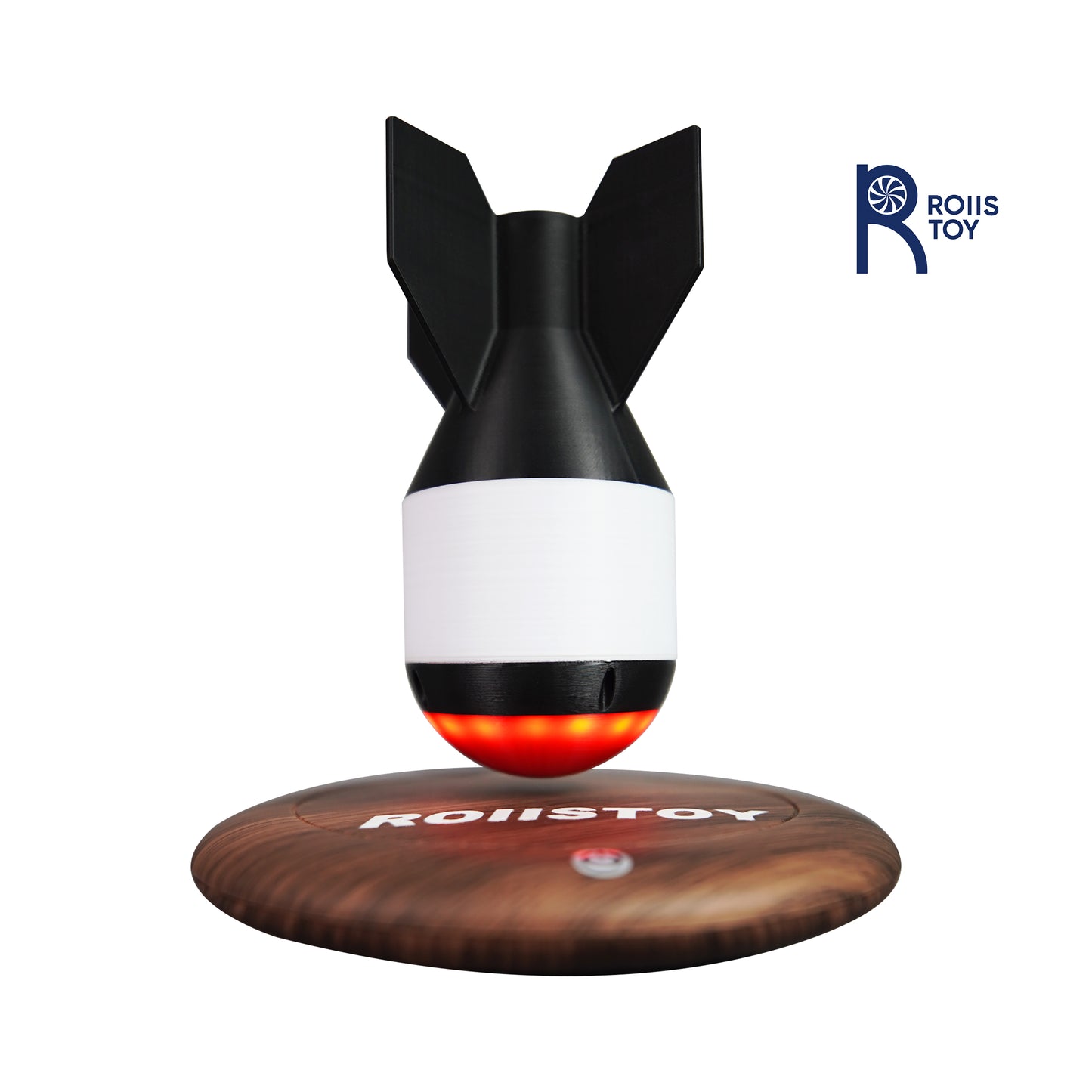 Magnetic levitation nuclear bomb 360-degree free/silent rotation