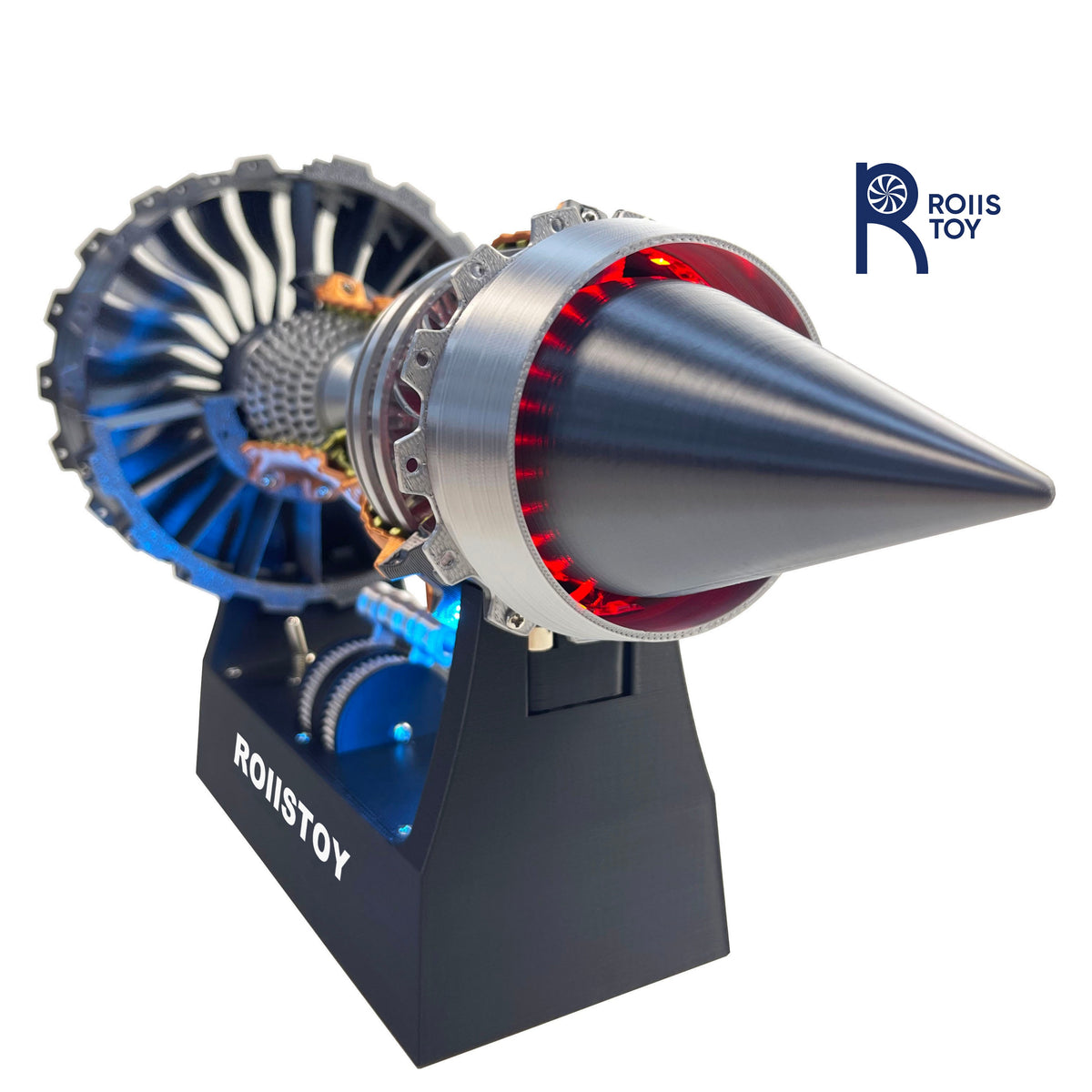 TR-900 aircraft engine model dual optical magnetic connection