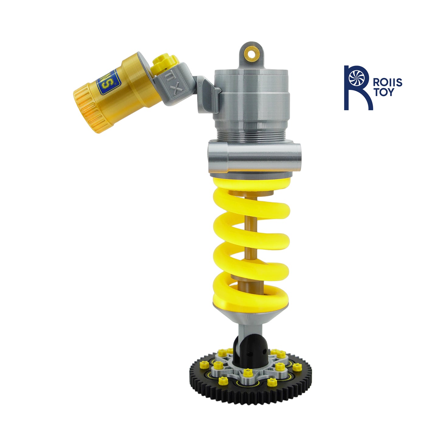 Shock absorber modeling industrial wind table lamp, no need to press the button, can be adjusted up and down 90 degrees