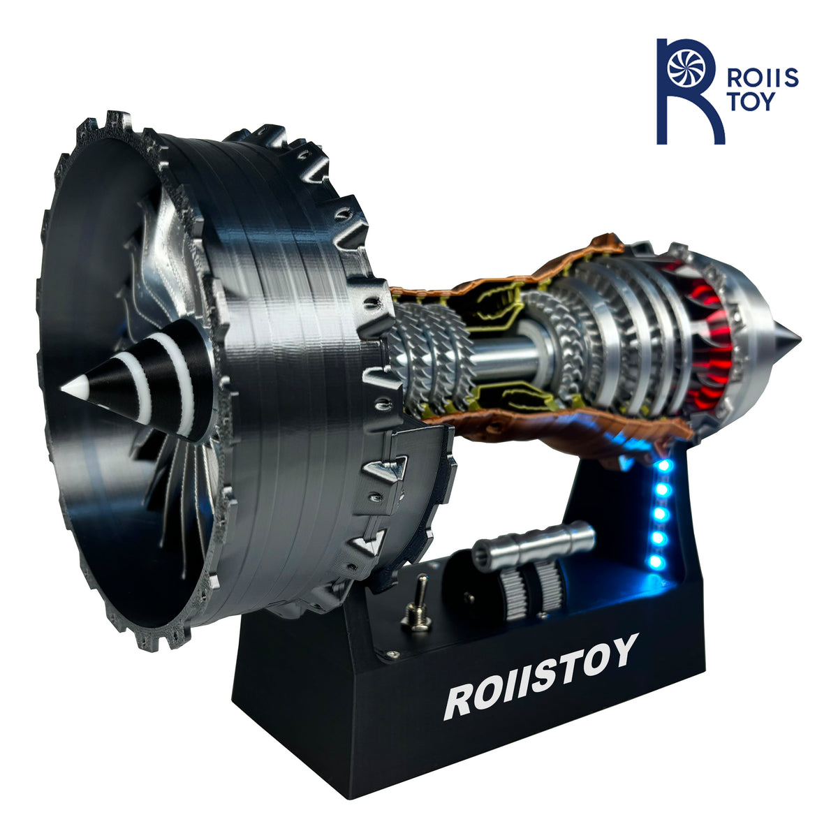 TR-900 aircraft engine model dual optical magnetic connection