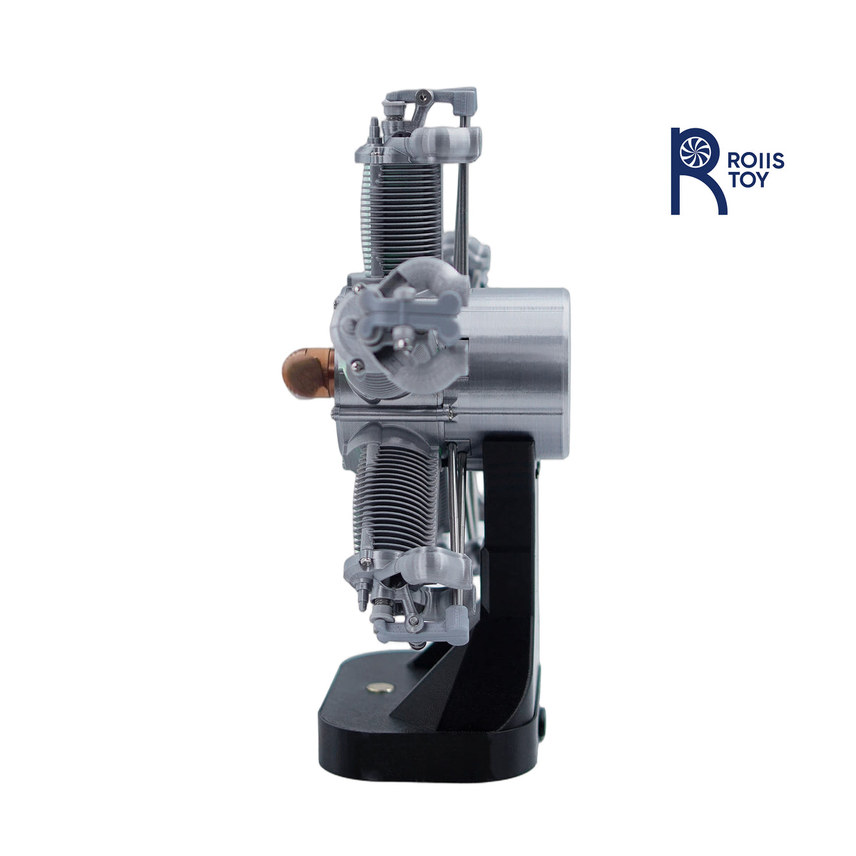 Five-cylinder star-shaped piston engine, intelligent touch infinite base