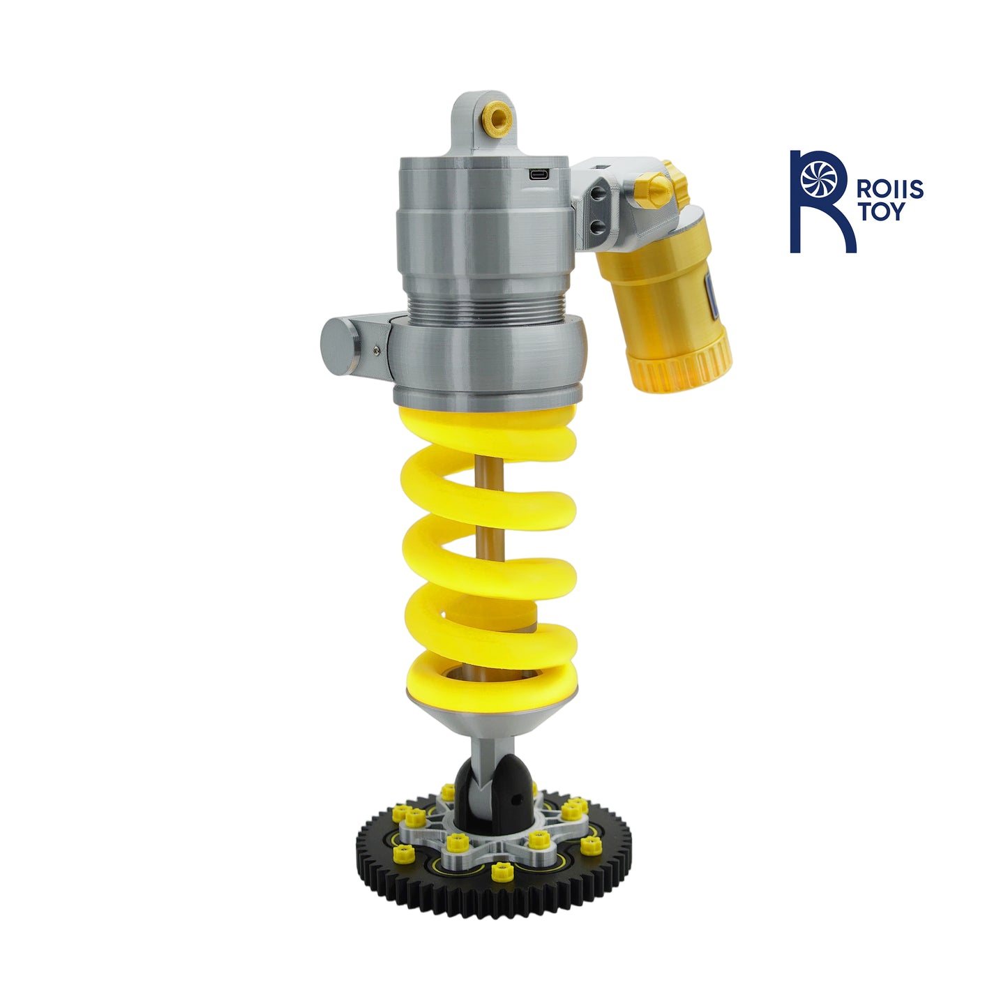 Shock absorber modeling industrial wind table lamp, no need to press the button, can be adjusted up and down 90 degrees