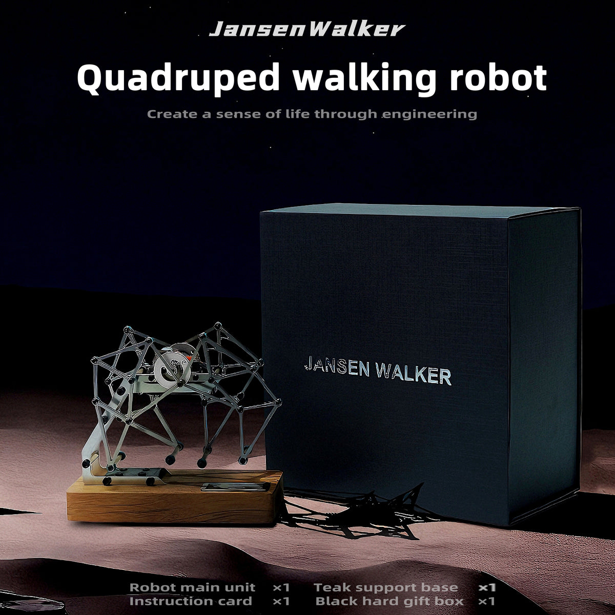 Jensen quadrad robot classic connecting rod design