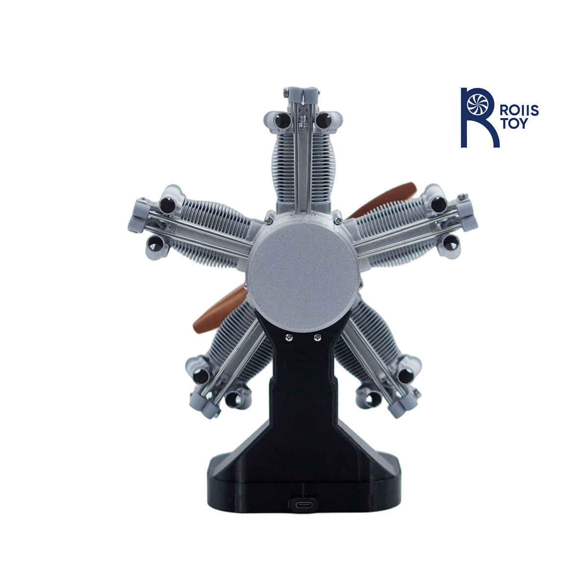 Five-cylinder star-shaped piston engine, intelligent touch infinite base