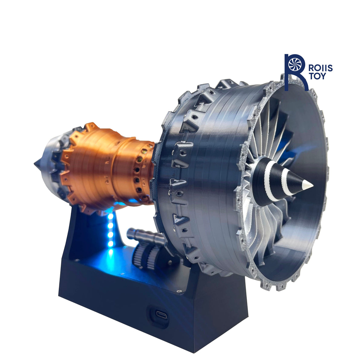 TR-900 aircraft engine model dual optical magnetic connection
