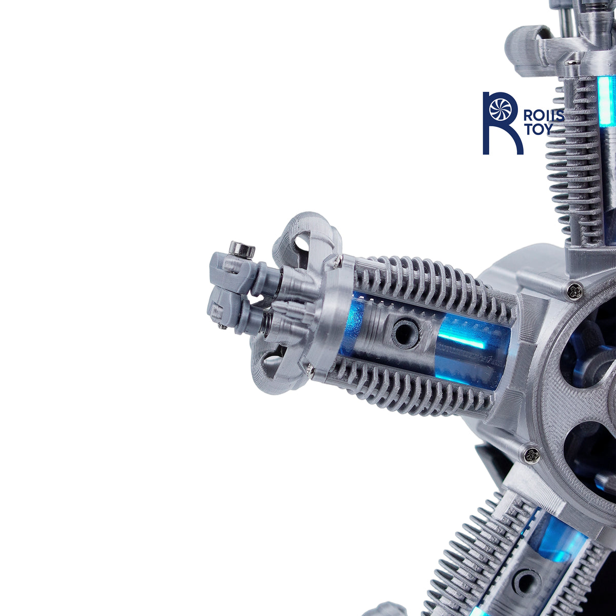 Five-cylinder star-shaped piston engine, intelligent touch infinite base
