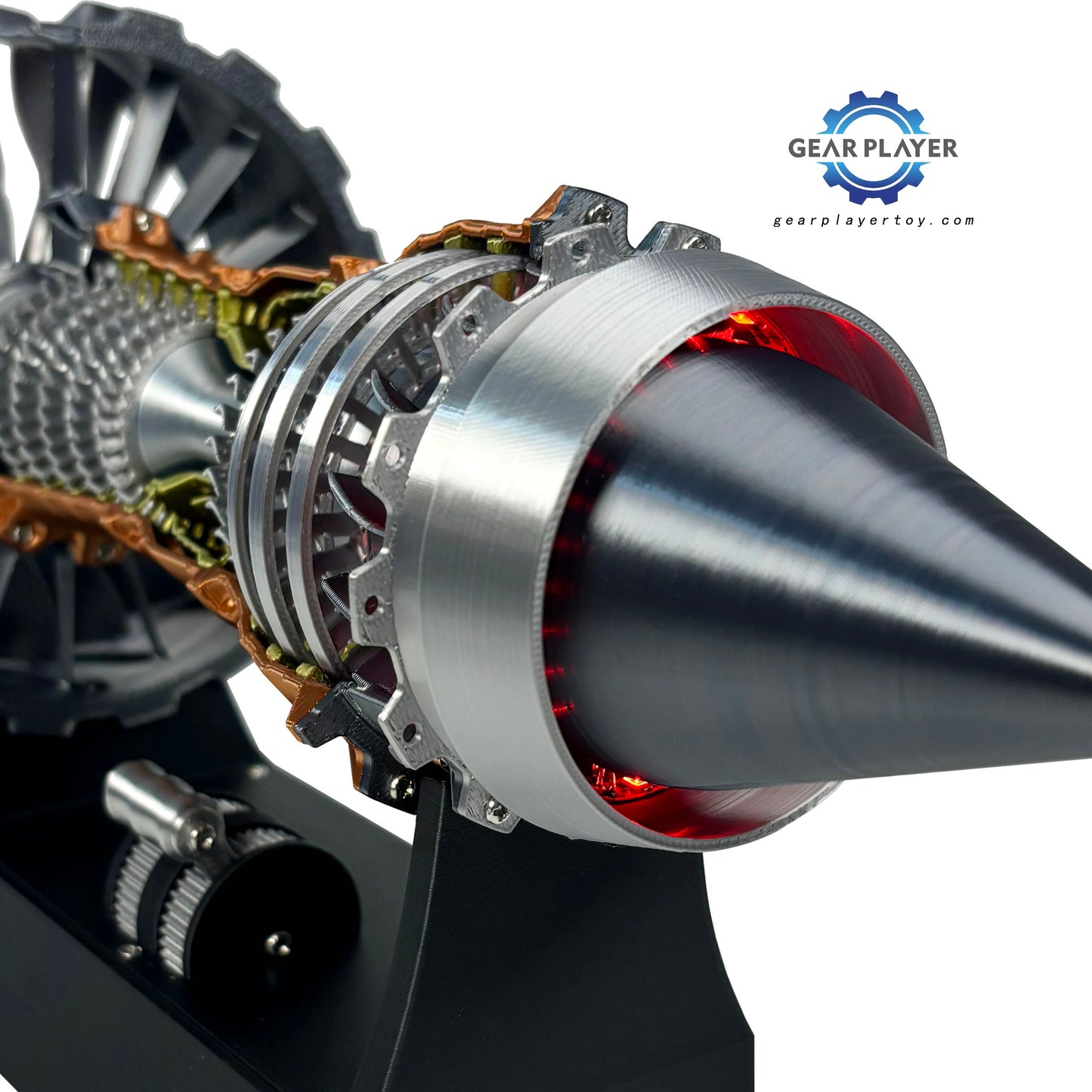 GearPlayer™ The TR-900 aircraft engine model can emit light