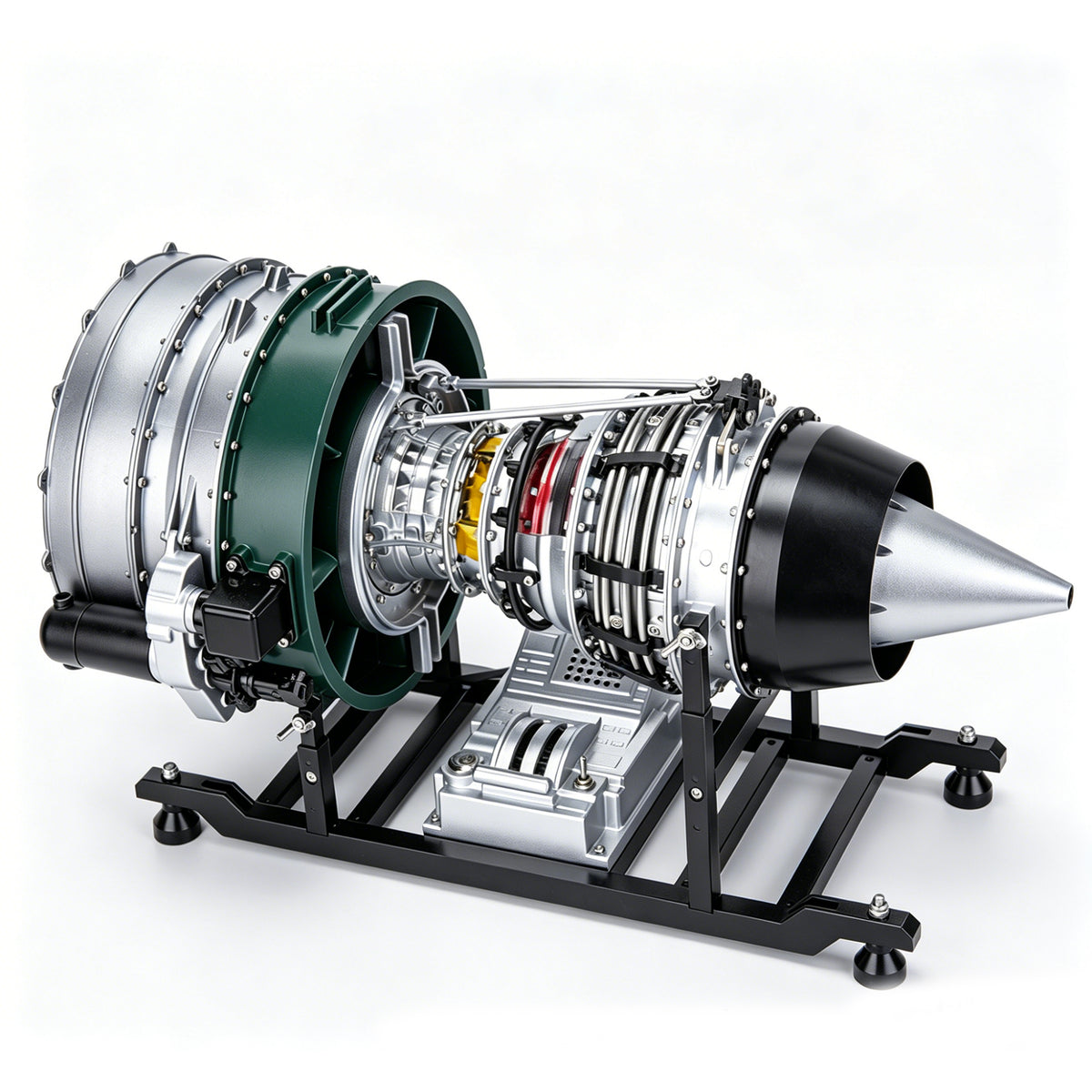 DIY Twin-spool Turbofan Engine Kits Assembly 1/10 Electric Aircraft Engine DM119