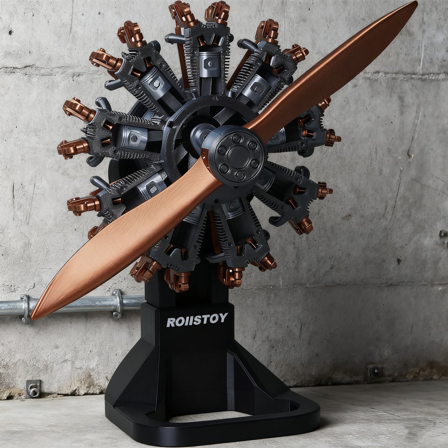 Primary Teaching - Nine-cylinder Planetary Piston Engine Model