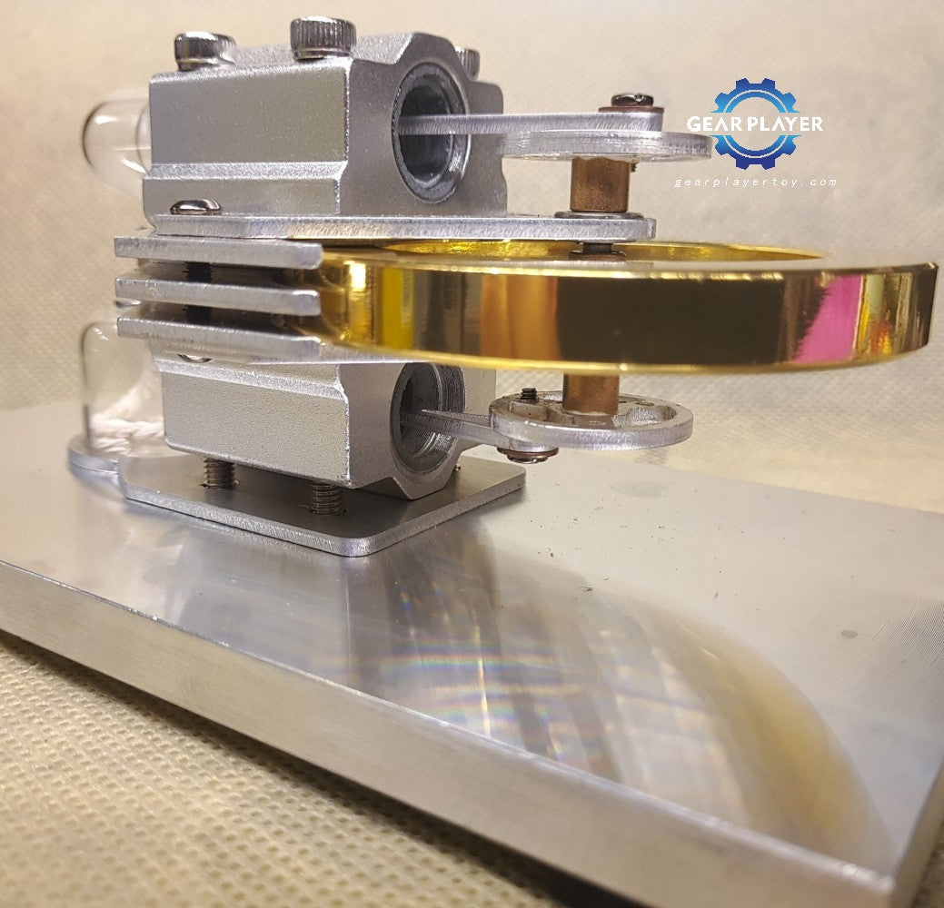 GearPlayer™ Air - cooled sheet Stirling engine model